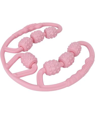 Verdant Touch Leg Muscle Roller - All-Round Massage Roller for Calf & Thigh - 7 Rollers - Pink - International Shipping - Buy Online on GoSupps.com