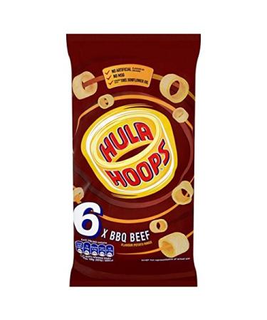 Hula Hoops BBQ Beef Multipack 7 x 24g