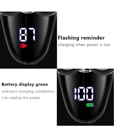 5 in 1 Head Shaver for Bald Men - Electric Razor with LED Display Nose Hair Trimmer Beard Clippers & Facial Cleansing Brush - USB Rechargeable - Buy Online on GoSupps.com