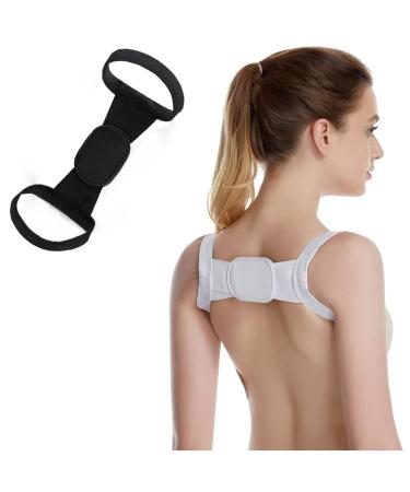 Posture Corrector Posture Clavicle Support Corrector Magnetic Therapy Back Straight Shoulder Brace Strap Belt Correct Adjustable Male Female Back Brace (Black XL) Better life White XL - Buy Online on GoSupps.com
