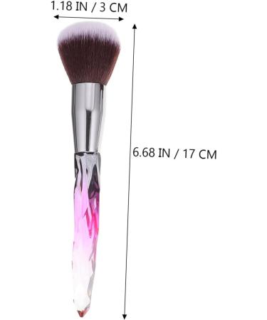20 Pieces Makeup with Plastic Handle Foundation Brush Mixology Kit Eyeliner Brush Eyeshadow Brush Plastic Handle Diamond Handle Crystal Purple - Buy Online on GoSupps.com
