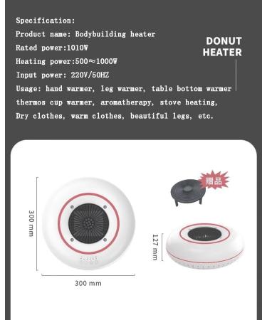 Caulo Electrical Warm Air Heater - Touch Control 360 Rotatable Design for Home Room Wall & Bathroom | Winter Pain Relief for Feet & Legs - Buy Online on GoSupps.com