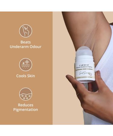 Natural Underarms Roll On Deodorant Combo (3 Piece Set) - Citrus Sea Floral Sunset & Sweet Summer | Non-Sticky Deo | No Aluminium & Alcohol-Free for Women | (3 x 1.69 Fl Oz) - Buy Online on GoSupps.com