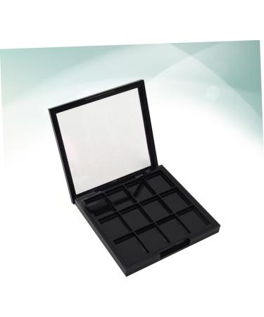 BIUDECO 4 Pcs 12 Empty Eye Shadow Pallet Eyeshadow Pans DIY Eyeshadow Palette Make up Sample DIY Empty Black - Buy Online on GoSupps.com