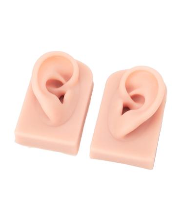 Buy Flexible Piercing Practice Ear Model - 1 Pair Soft Silicone for Doctors & Hospitals (Light Skin Color) - International Shipping Available - Buy Online on GoSupps.com