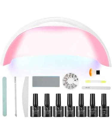 UV LED Gel Nail Set Dekaim UV LED Gel Nail Art Set 36W UV Gel Dryer Light Top&Base Manicure Set(4#) - Buy Online on GoSupps.com