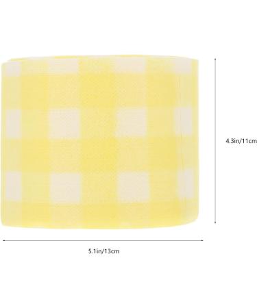 FRCOLOR 1 Roll Eyelash Pillow Make up Remover Wipes Pure Cotton Cleaning Towel Manicure Nail Wipes 13x13x11cm Yellow - Buy Online on GoSupps.com