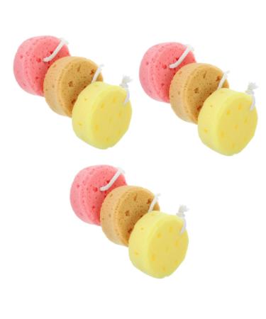 FOMIYES 9 pcs Bath Sponge Cleaning sponges esponja para ba arse sponges for Body Shower Body Scrubber Bathroom Shower sponges exfoliating Shower Sponge Bathing Skin Scrubber Bath Ball Spa 1 Count (Pack of 1)