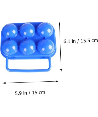 Mikikit 1 Set 4pcs Egg Carton Egg Crisper Egg Holders Egg Keeper Plastic Container Pp Portable Egg Tray - Buy Online on GoSupps.com