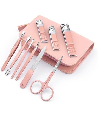 ZSLBMD Stainless Steel Manicure Set Beauty Tools Nail Clippers Nail Clippers Manicure 13*8.3CM Roze - Buy Online on GoSupps.com