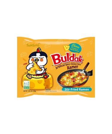 Buy Samyang Buldak Hot Chicken Flavour with 5x Cheese & 5x Carbonara - 140g | International Shipping - Buy Online on GoSupps.com