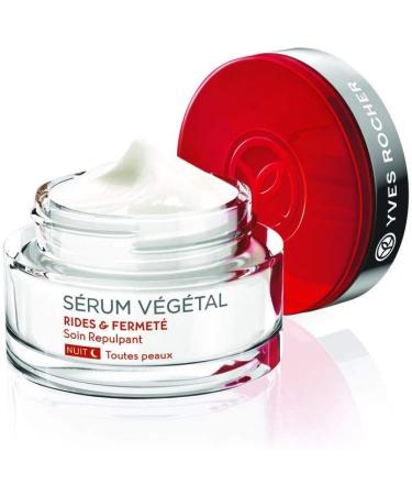  Yves Rocher Yves Rocher VEGETAL SERUM Plumping Night Firming Anti-Wrinkle Night Cream for Firm Skin 1 Glass Jar 50 ml - Buy Online on GoSupps.com