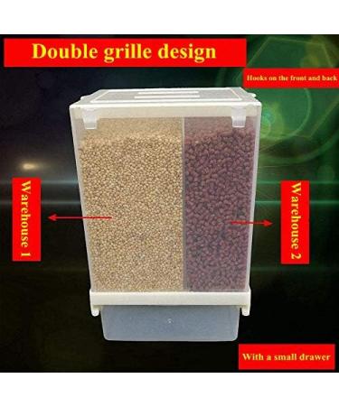 Vinnykud Automatic Bird Feed Dispenser - Perfect Feeding Station for Budgerigars Canaries Finches & More - 10.6 cm x 16 cm - Buy Online on GoSupps.com