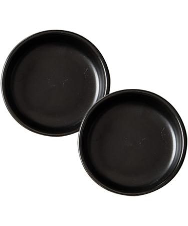 OUNONA 4 Pcs Sauce Dish Vinegar Dish Soy Sauce Plates Dipping Bowls Plates Fruit Black Appetizer Plates Japanese Style Seasoning Dishes Dip Bowl Snack Bowl Ceramics Mini Bowl re-usable 9X9X2.5CMx2pcs Blackx2pcs - Buy Online on GoSupps.com