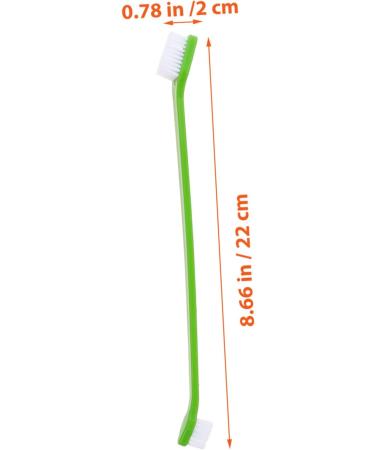 BESPORTBLE 20 Pcs Pet Toothbrush Pet Toothpaste Pet Teeth Cleaning Dog Oral Cleaning Toothbrush Dog Tooth Nylon 1 count (Pack of 1) Assorted Colorx2pcs - Buy Online on GoSupps.com