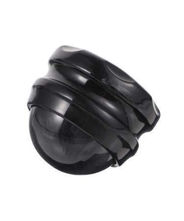 Frcolor 1stk massage ball football rolling ball Skin rolling massager.Deep tissue ball self -massage Exercise massage ball Relief from fasciitis role muscle handheld fitness massage device pp 6.5x6.5x6.1cm black