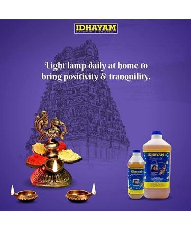 Idhayam Sesame Oil - Gingelly Oil Pure And Fresh With Good Source of Natural Nutrients No Artificial Multi-purpose Uses Oil India origin - Multilple Packs 1litre (PACK OF 1) - Buy Online on GoSupps.com