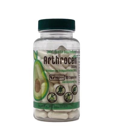 EVO Vegan Joint Health Supplement 300Mg Avocado Soy Unsaponifiable 60 Day Supply One Capsule Per Day (2 Months) VEGAN 60 Count (Pack of 1)