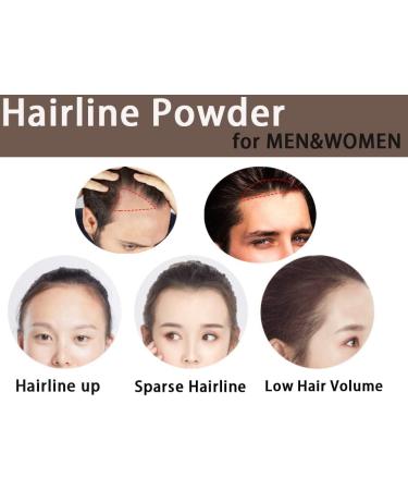 Hairline Shadow Powder Light Brown Root Powder Hair Quickly Cover Hairline Contouring Shadow Powder Sweatproof Hairline Powder Lightweight Hairline Filler Thinning Hair Hair Root Dye For Men & Women - Buy Online on GoSupps.com