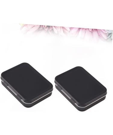 NUOBESTY 8pcs Box Jewelry Boxes Square Containers with Lids Food Rectangular Tin Cans Candy Box Rectangle Size 2 Black - Buy Online on GoSupps.com