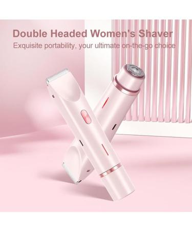 NNBWLMAEEZZSGGTUYU 2025 New Glow Aura Womens Shaver GlowShave 2in1 Body Shaver for Women Bikini and Face Trimmer for Women Groin Trimmer for Men Wet and Dry IPX7 Waterproof and Easy Pink - Buy Online on GoSupps.com