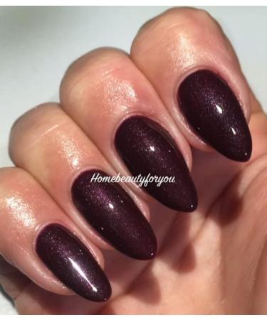 Bluesky Gel Nail Polish Dark Burgundy A007 Dark Glitter Red Wine 10 ml (Requires Curing Under UV LED Lamp) - Buy Online on GoSupps.com
