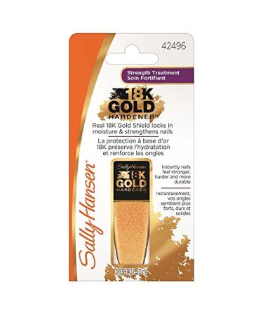 Sally Hansen Treatment 18K Gold Hardener Nail Polish  0.33 Fluid Ounce