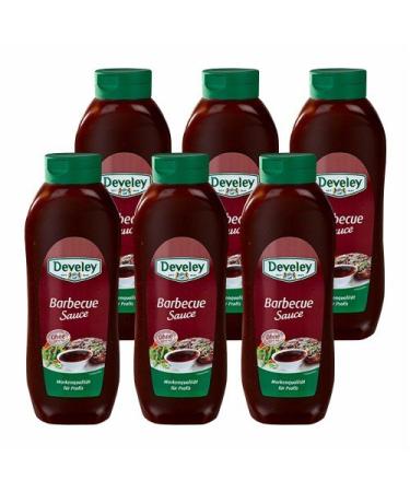 Develey Develey 6-pack of barbecue sauce bottles 875 ml