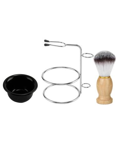 perfk Shaving Bowl Mug Stand Holder for Men - Free Standing Multifunctional & Durable Stainless Steel - Perfect Gift for Father's Day - Buy Online on GoSupps.com