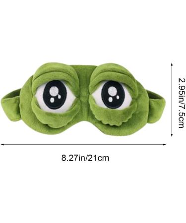 Shop 3D Sleep Mask - Funny Frog Eye Masks for Kids & Adults | Perfect Gift for Better Sleep - Buy Online on GoSupps.com