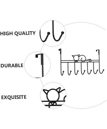 ABOOFAN 7 Door Hook Coat Hangers Hat Hangers Rustic Decor Over Door Organizer Hanging Office Storage Rack - Buy Online on GoSupps.com