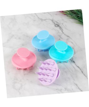 Combined Silicone Shampoo Brush Set - 4 in 1 Hair & Scalp Cleaning Massage Brushes for Healthy Hair Care - Buy Online on GoSupps.com