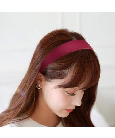 HOVEOX 9 Piece 1 Inch Wide Non-Slip Ribbon Hair Bands for Women and Girls - Mixed Colors - Buy Online on GoSupps.com