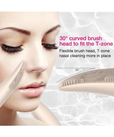 Orange White Face Cleansing Brush for All Areas of Face | Facial Scrubber for Exfoliating | Induction Charging Included - Buy Online on GoSupps.com