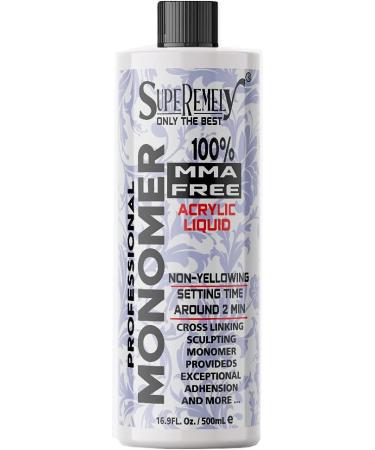 Acrylic Liquid Monomer Ultra Adhesive Non-Yellowing Formula MMA Free Salon Nails (500ML) - Buy Online on GoSupps.com