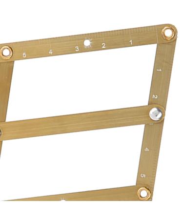 Golden Ratio Calipers - Stainless Steel Eyebrow Measuring Ruler | Flexible Mapping Tool for Permanent Makeup (Gold - Buy Online on GoSupps.com