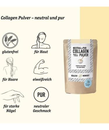 Collagen Powder - High Bioavailability - Bioactive Collagen Hydrolysate - Type 1-3 Peptides - Perfect Solubility - Neutral Taste - Healthy Workout - Buy Online on GoSupps.com