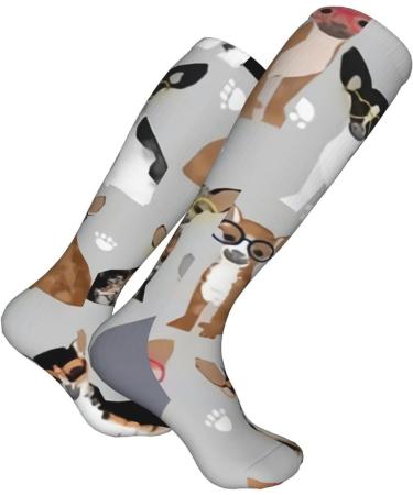 Chihuahua Dog Compression Socks for Men & Women - 15-20 mmHg Circulation Support for Running & Cycling - Buy Online on GoSupps.com