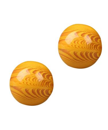 Tovinanna 2 pieces Seweiden Health Ball Fitnessball Leisure Ball Muscle Stretchball Handmilling Handball Massageballs Acupuncture point newsball massage roller for