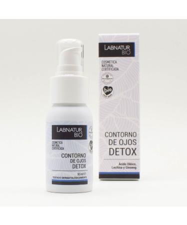 Labnatur Bio Detox Eye Contour 30 ml | 100% Natural | Anti-dark circles | Anti-aging | Reduces bags and dark circles | OLEIC ACID LECITINE & LISINE | Aluminum packaging 30 ml - Buy Online on GoSupps.com