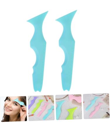 PLAFOPE 2pcs Lipstick Stencil Guide Mascara Eyebrow Reusable Multi-Function Ruler Makeup - Buy Online on GoSupps.com