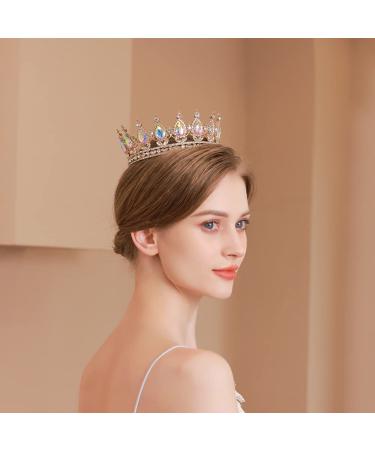 Kamirola Women's Silver AB 12 Crown | TR12 Tiaras and Crowns for Women - Buy Online on GoSupps.com