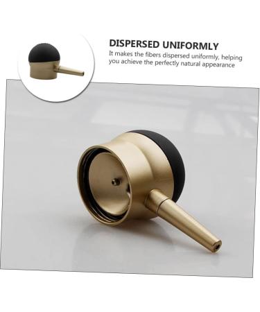 VINTORKY Reissue Nozzle Black Hair Fiber Spray Fiber Sprayer Hair Fiber Spray Applicator Spray Nozzle Golden - Buy Online on GoSupps.com
