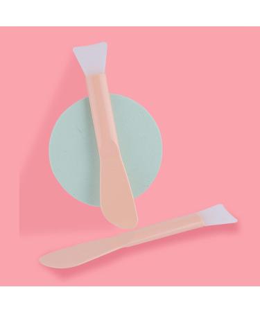 Double Head Silicone Mask Brush - Portable Skin-Friendly & Washable for DIY Face & Body Masks - Buy Online on GoSupps.com