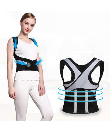 Adjustable Back Posture Corrector Posture Support Humpback correction tape corrects spine to prevent humpback stealth suitable for adults adolescents and children (Size : L) favorite gift lofty