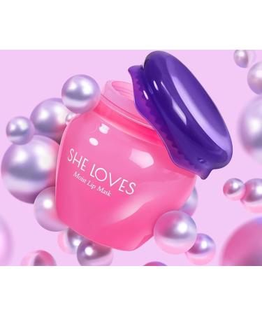 Lip sleeping mask hydrating and moisturizing lip mask repair dry and cracked lips reduce lip wrinkles and dead skin care for lips (Pink) - Buy Online on GoSupps.com