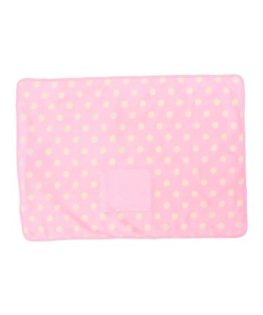 Homsfou Multifunctional heating ceiling heating cushion Warming mat for the interior heat cushion for puppies Sofabezugs Home blanket Winterdecke Usb sofa -train scarf individually polyester pink medium