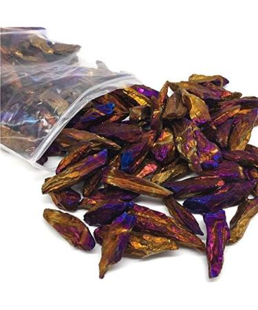 Natural Crystal Rough Natural Electroplate Colorful Aura Quartz Crystal Rough Stone for Crystal - Buy Online on GoSupps.com