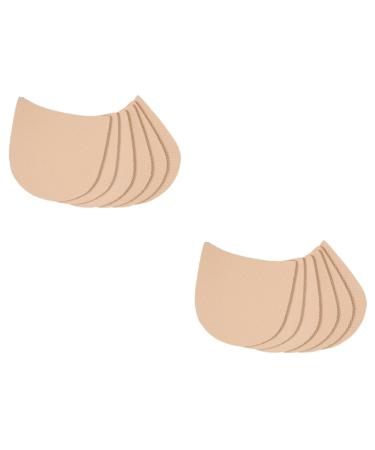 NOLITOY 6 Pairs Anti-Slip Stickers on Back Palm Sole Protector Transparent Stickers Shoe Sole Ladies Pumps Shoes Pad Grip Anti-Slip Stick Pad Mules Sole Pads for Feet Rubber Grip Pad Patch