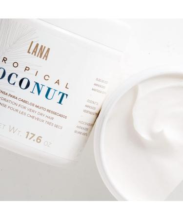 Lana Brasiles | Masque tropical la noix de coco | Hydratation intense pour cheveux tr s secs | 500 g. - Buy Online on GoSupps.com